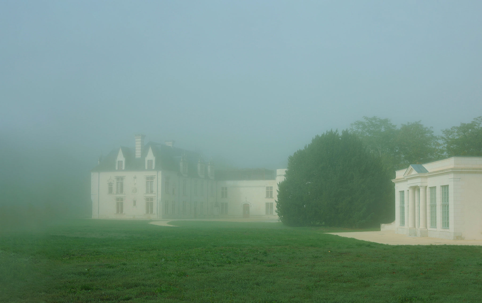 Chateau Cangé brume