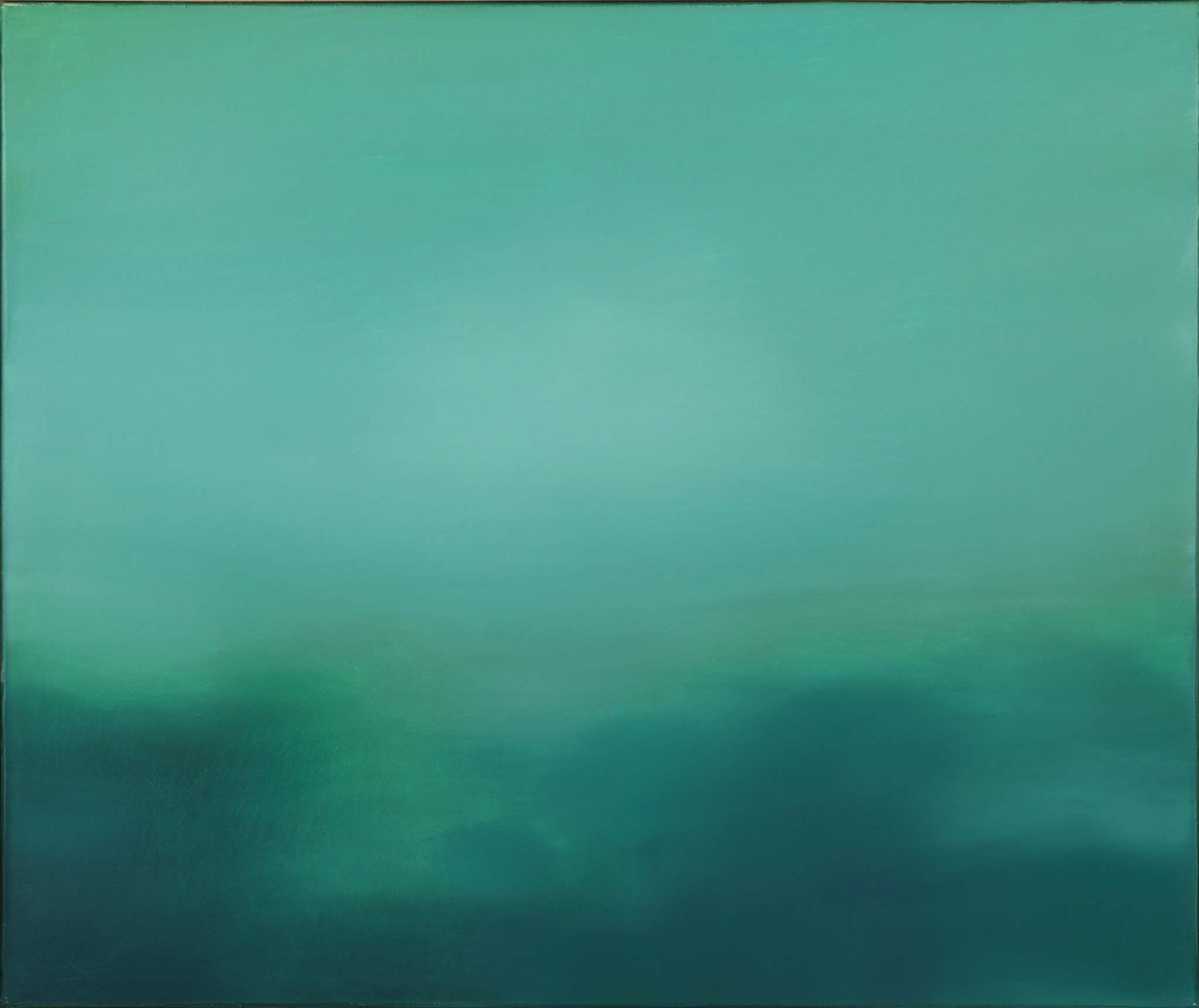 « Sans titre », huile sur toile, 55 x 46 cm, 2021.